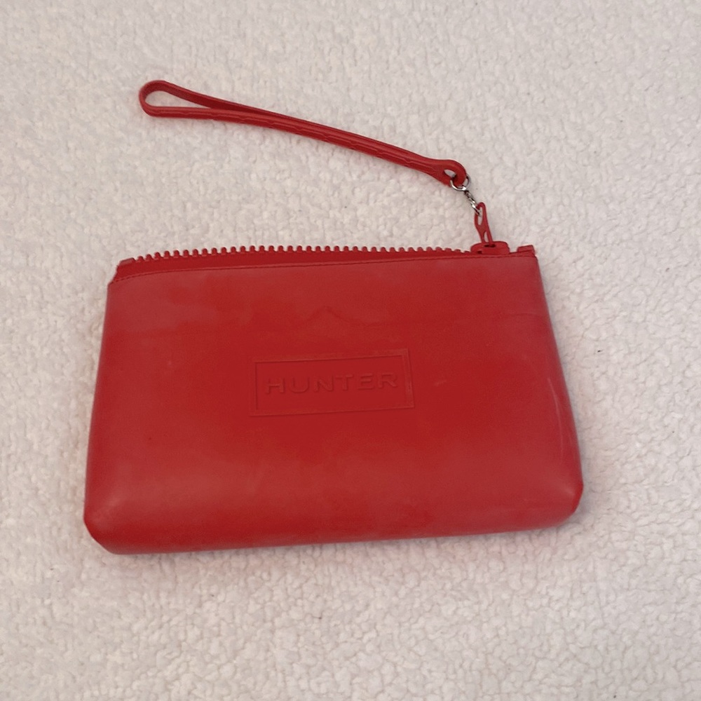 “HUNTER” For Target Red Wristlet …Small